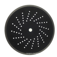 300*3.2/2.0*10*176*20mm /80pcs cooling holes 12inch Hot Press diamond saw blade for dry cutting granite